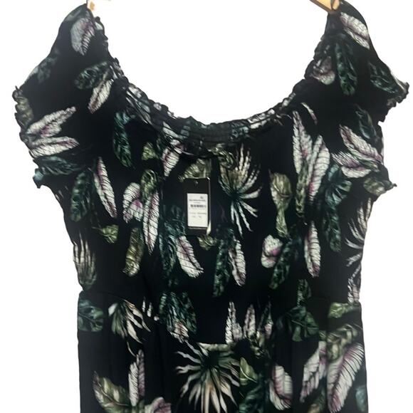 NWT CITY CHIC FLORAL MAXI SMOCK KOH SAMUI SIZE XL - Picture 3 of 10